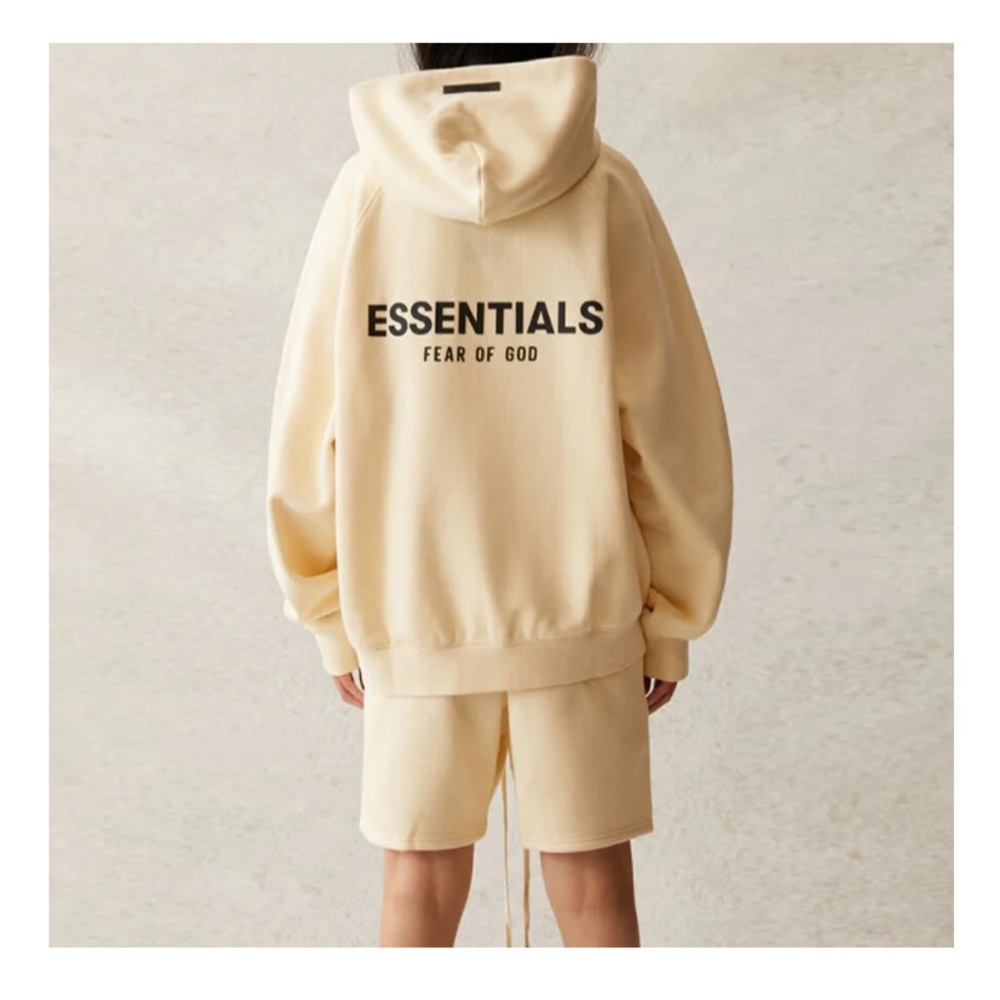 Essentials Beige Hoodie